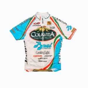 Giordana pro team women's jersey bike racing, full zip XS